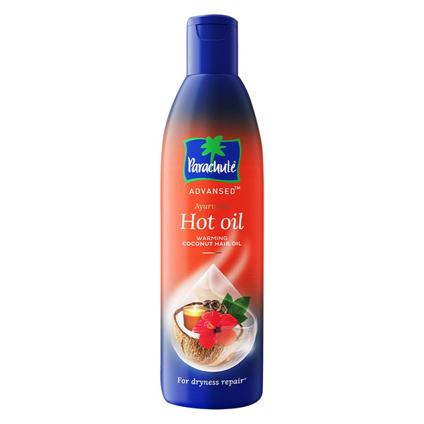 Parachute Advansed Ayurvedic Hot Oil, Warming Coconut Hair Oil, Frizz Free Hair 300ml