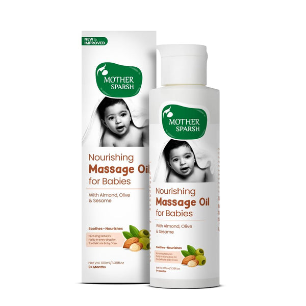 Mother Sparsh Baby Natural Baby Massage Oil - 100 ml