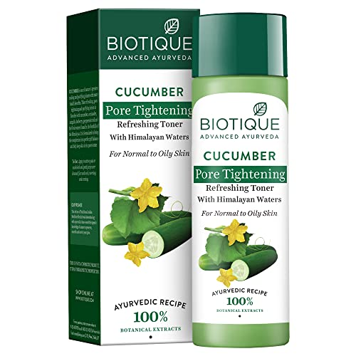 Biotique Cucumber Pore Tightening Normal to Oily Skin Refreshing Toner - 120ml