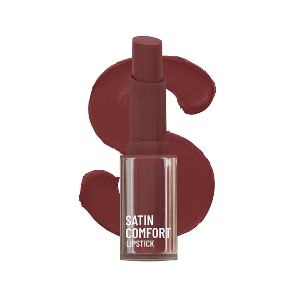 Swiss Beauty - Satin Comfort Lipstick Shade No. 12 Brown Bean