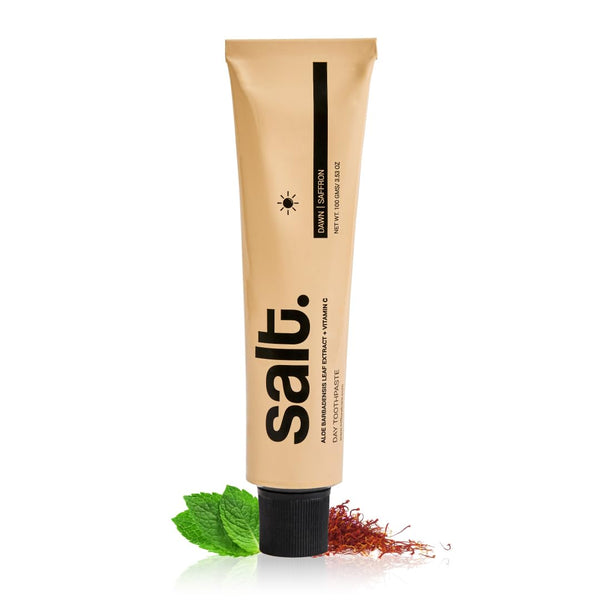 Salt Oral Care - Aloe Barbadensis Leaf Extract + Vitamin C Dawn Saffron Day Toothpaste 100g