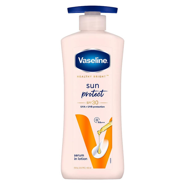 Vaseline Sun Protect SPF 30 Body Lotion to Reduce Tan Lines UVA + UVB PA+++ - 400 ml