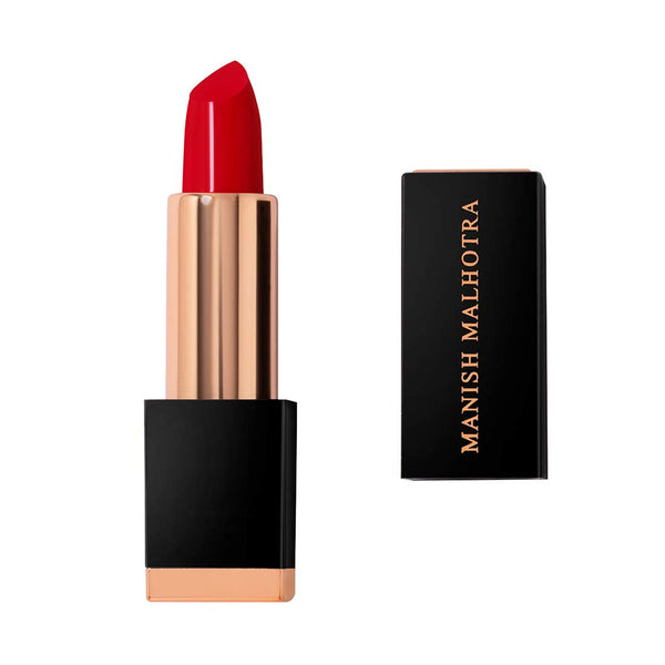 MyGlamm - Manish Malhotra Soft Matte Lipstick - Romantic Rouge (Blood Red Shade) | Long Lasting, Hydrating, Moisturising, Matte Finish Creamy Lipstick