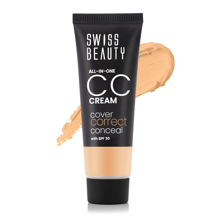 Swiss Beauty - All-In-One CC Cream Light Beige Shade No. 4