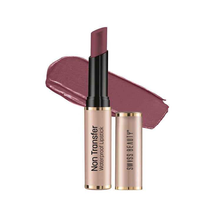 Swiss Beauty - Non-Transfer Waterproof Lipstick Mellow Drama Shade No. 426