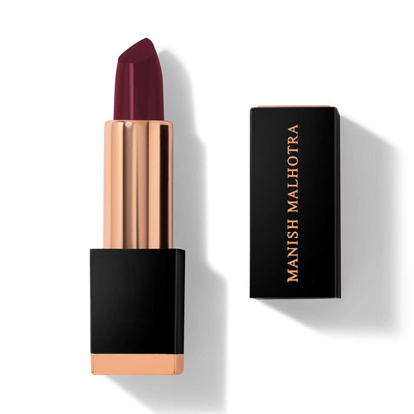 MyGlamm - Manish Malhotra Soft Matte Lipstick - Violet Dream (Deep Plum Shade) | Long Lasting, Hydrating, Moisturising, Matte Finish Creamy Lipstick