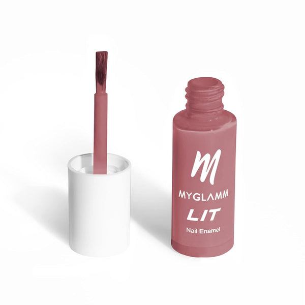 MyGlamm - LIT Long Lasting Nail Enamel 7ml - Say no More