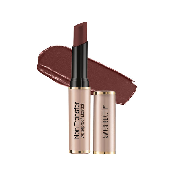 Swiss Beauty - Non-Transfer Waterproof Lipstick Chocobar Shade No. 419