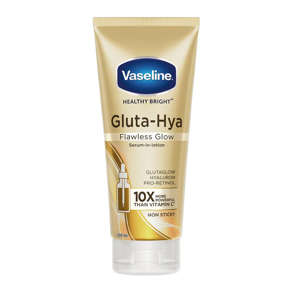 Vaseline Non-Sticky Gluta Hya Flawless Glow Serum-in-Lotion 200 ml