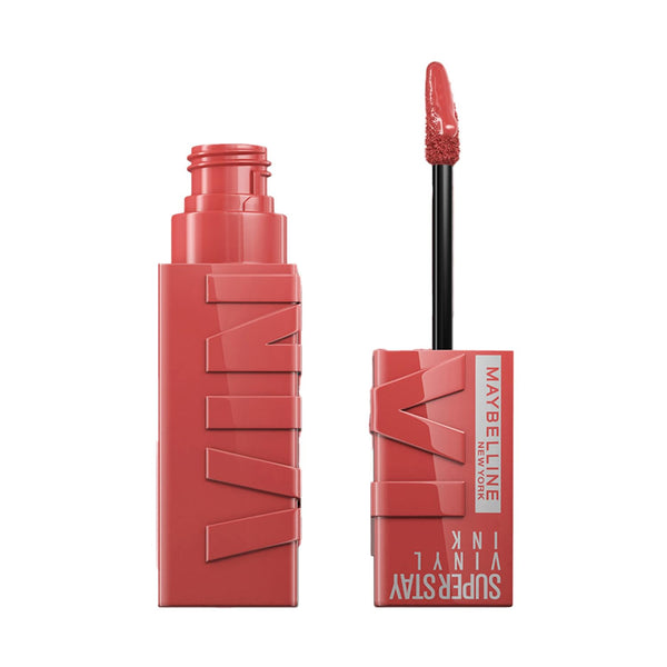 Maybelline - New York Super Stay Vinyl Ink Liquid Lipstick, Instant Shine Lasts Up To 16H - 15 Peachy 4.2ML