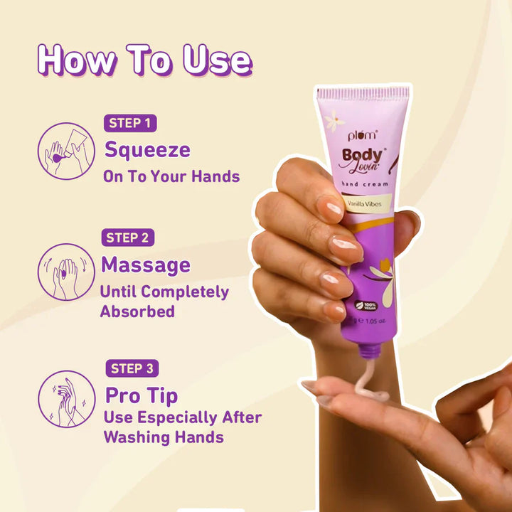 Plum - Vanilla Vibes Hand Cream by Plum BodyLovin 30g