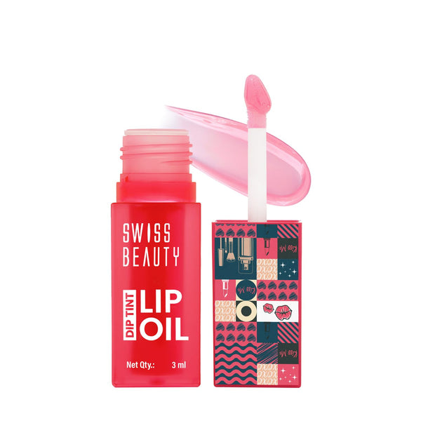 Swiss Beauty Dip Tint Lip Oil Shade No. 02 Dragon Fruit