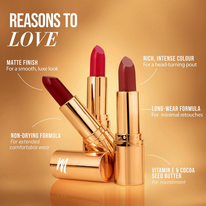 MyGlamm - Treasure IT Suede Matte Lipstick 4.2g Shade No. 02 Date Night