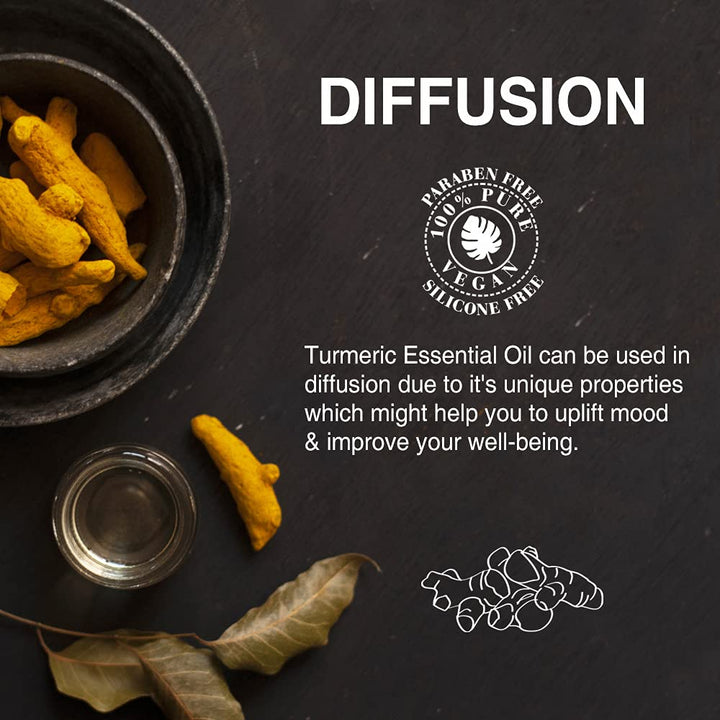 SoulFlower - Turmeric Essential Oil for Skin & Hair 15ml