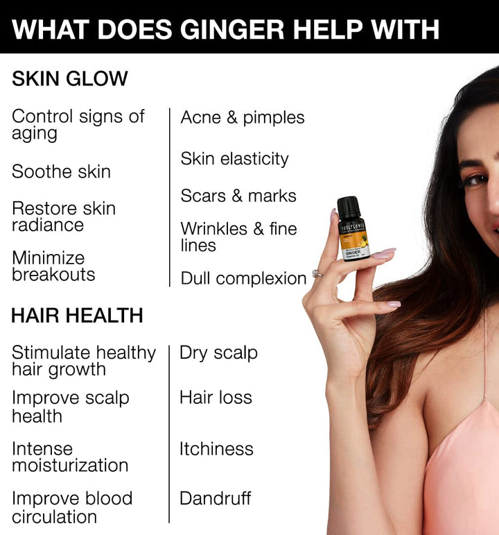 SoulFlower - Ginger Essential Oil for Sore Muscles 10ml