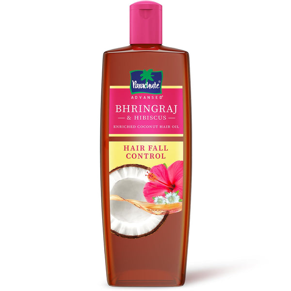 Parachute Advansed Bhringraj & Hibiscus Enriched Coconut Oil For Up To 10X Less Hair Fall 300ml