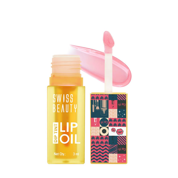 Swiss Beauty Dip Tint Lip Oil Shade No. 04 Kiwi