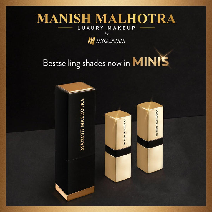 MyGlamm - Manish Malhotra Sundowner Hi Shine Mini Lipstick Set of 2 - Lavender Dream & Romantic Rouge