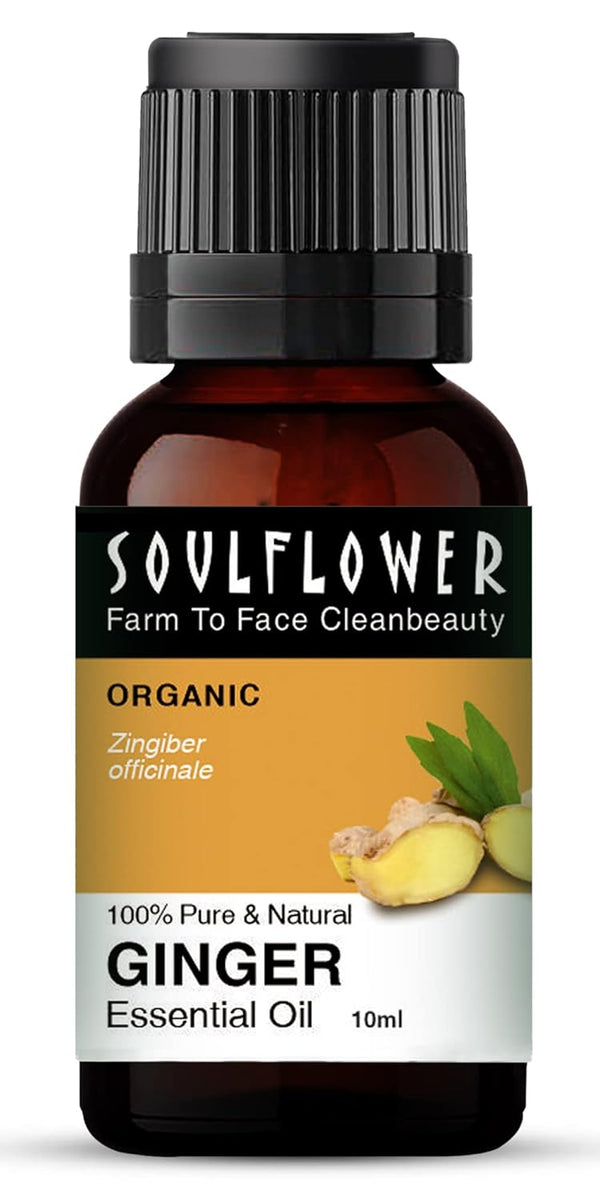 SoulFlower - Ginger Essential Oil for Sore Muscles 10ml