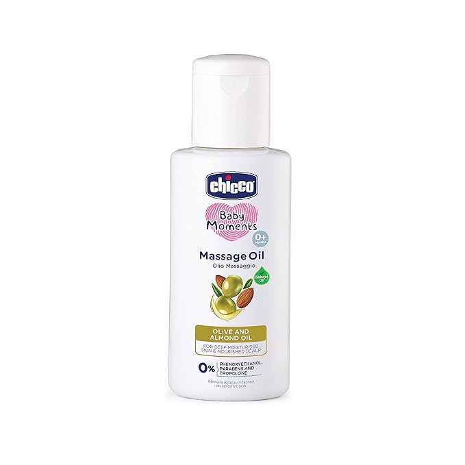 Chicco - Baby Moments Olive & Almond Massage Oil 100ml