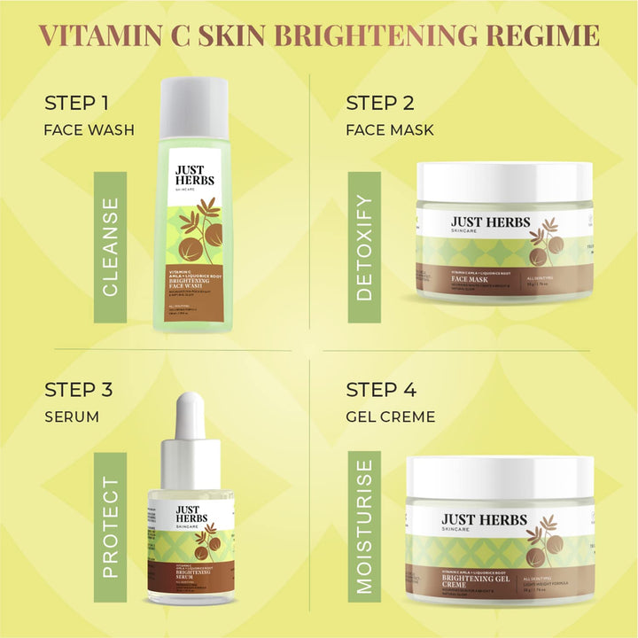 Just Herbs - Vitamin C Amla & Liquorice Root Brightening Face Mask 50g