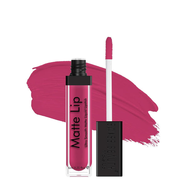 Swiss Beauty - Matte Lip Liquid Lipstick Shade No. 30 Fuchsia Pink