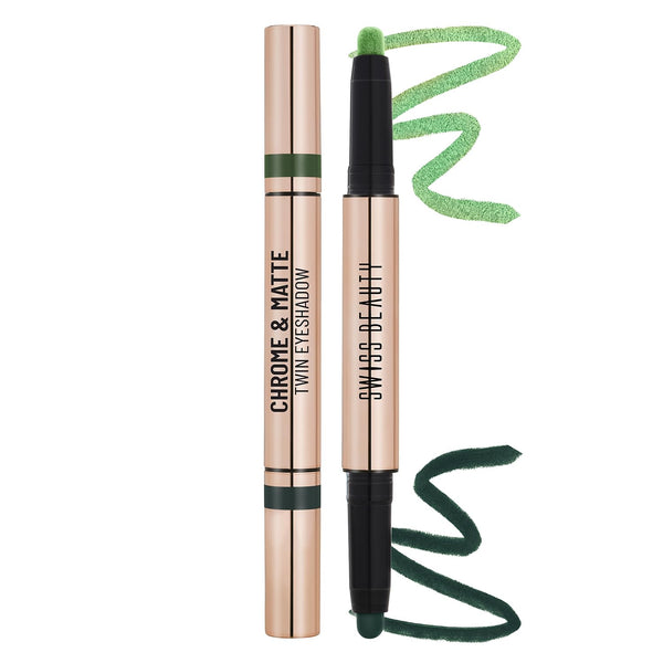 Swiss Beauty Chrome & Matte Twin Eyeshadow Shade No. 05 Garden Blooms