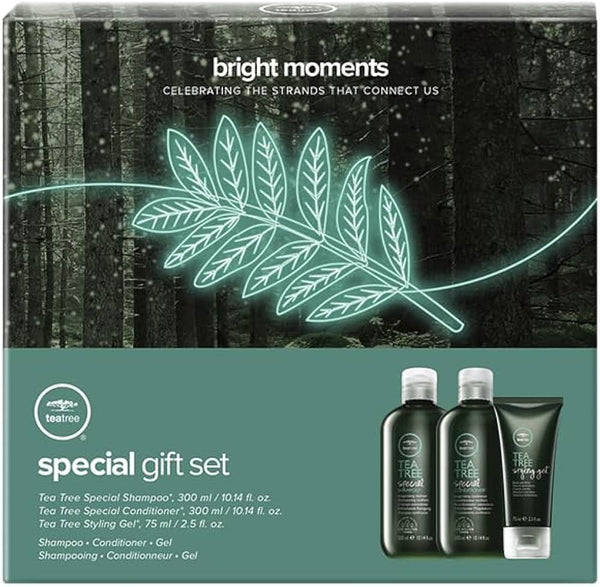 Paul Mitchell Tea Tree Shampoo, Conditioner + Hair Gel, For All Hair Types Gift Set