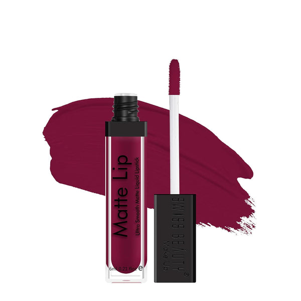 Swiss Beauty - Matte Lip Liquid Lipstick Shade No. 33 Wine