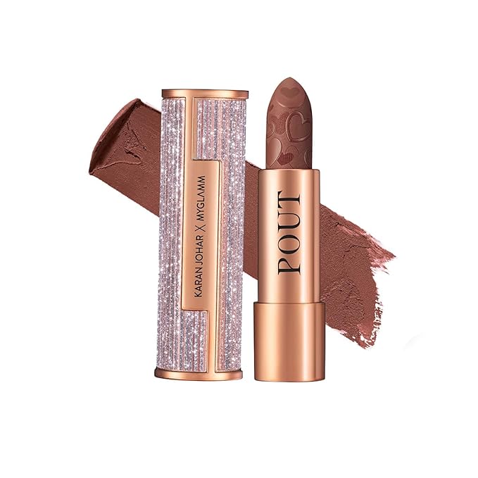 MyGlamm - Pout By Karan Johar Intense Matte Plumping Lipstick - Koffee Pout 4g