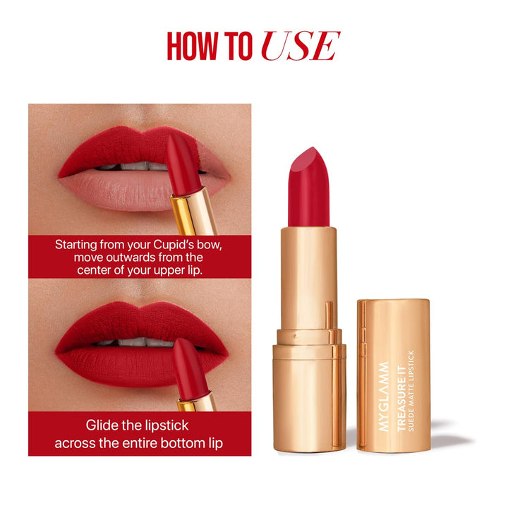 MyGlamm - Treasure IT Suede Matte Lipstick 4.2g Shade No. 02 Date Night