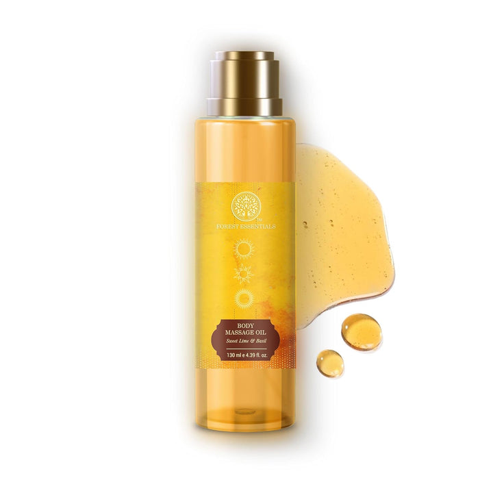 Forest Essentials - Body Massage Oil Sweet Lime & Basil 130ml