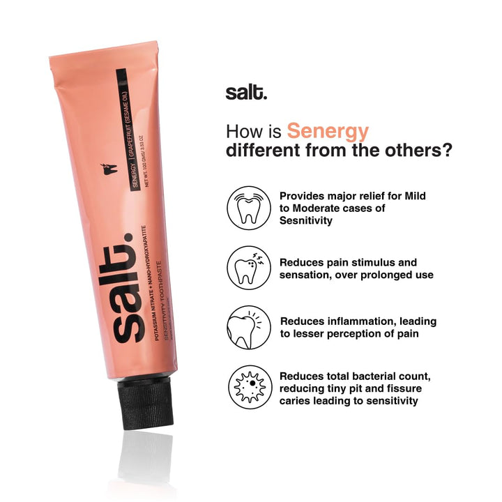 Salt Oral Care - Senergy Sensitivity Toothpaste 100g