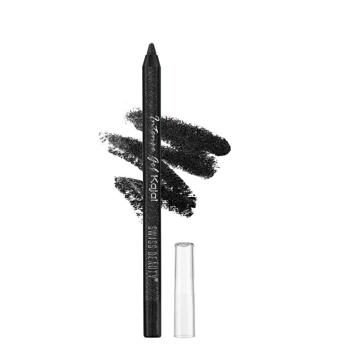Swiss Beauty - Intense Gel Kajal Shade No. 13 Glittery Black