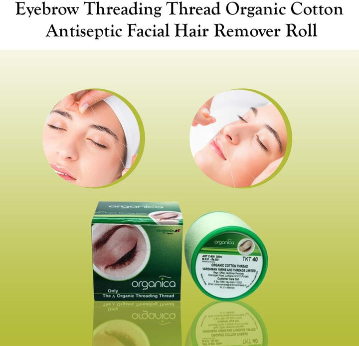 Organica - Organic Eyebrow Threading Thread ARTC-900 (8 Spools x 300 m each)