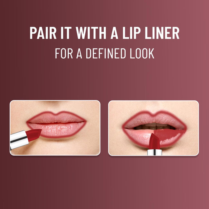 Swiss Beauty - Pure Matte Lipstick Shade No. 201 Russian Red