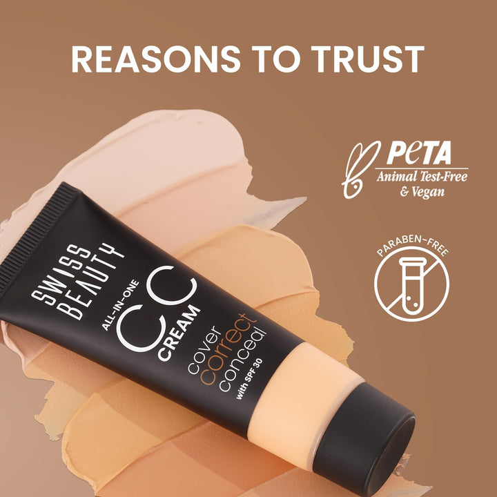 Swiss Beauty - All-In-One CC Cream Fair Natural Shade No. 3