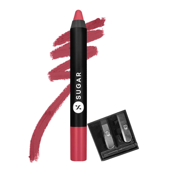 Sugar - Matte As Hell Crayon Lipstick Color: 05 Rose Dawson (Rose Pink) | 2.8 gm