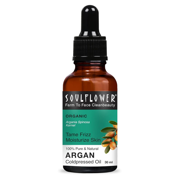 SoulFlower - Moroccan Argan Oil to Tame Frizz & Nourish Skin 30ml