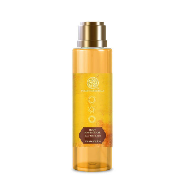 Forest Essentiels - Body Massage Oil Sweet Lime & Basil 130ml