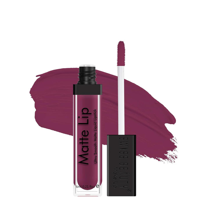 Swiss Beauty - Matte Lip Liquid Lipstick Shade No. 32 Big Berry Shade