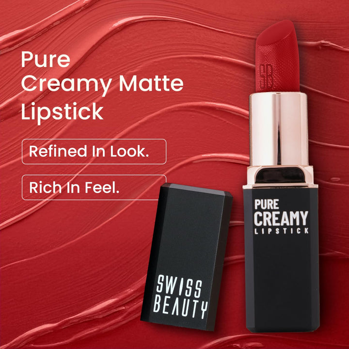 Swiss Beauty - Pure Creamy Lipstick Shade No. 13 Rosy Flush