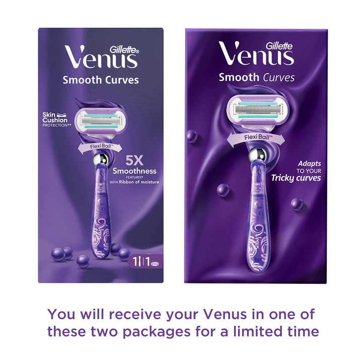 Gillette - Venus Smooth Curves Razor with 5x Smoothness