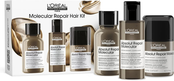 L'Oreal Professionnel Absolut Repair Molecular Mini Trio Hair Kit Pack