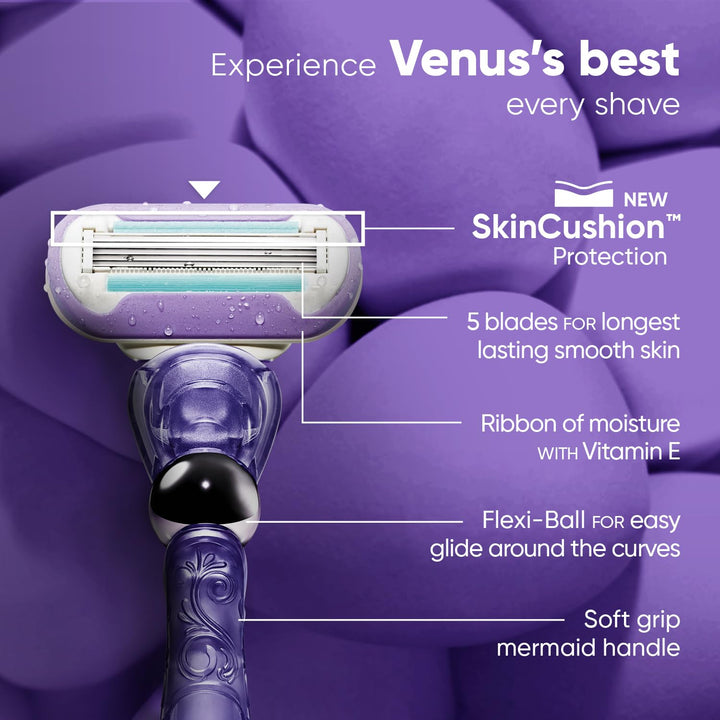 Gillette - Venus Smooth Curves Razor with 5x Smoothness