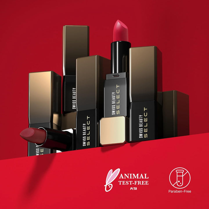 Swiss Beauty - Select Dare To Matte Lipstick Shade No. 09 Wine Room