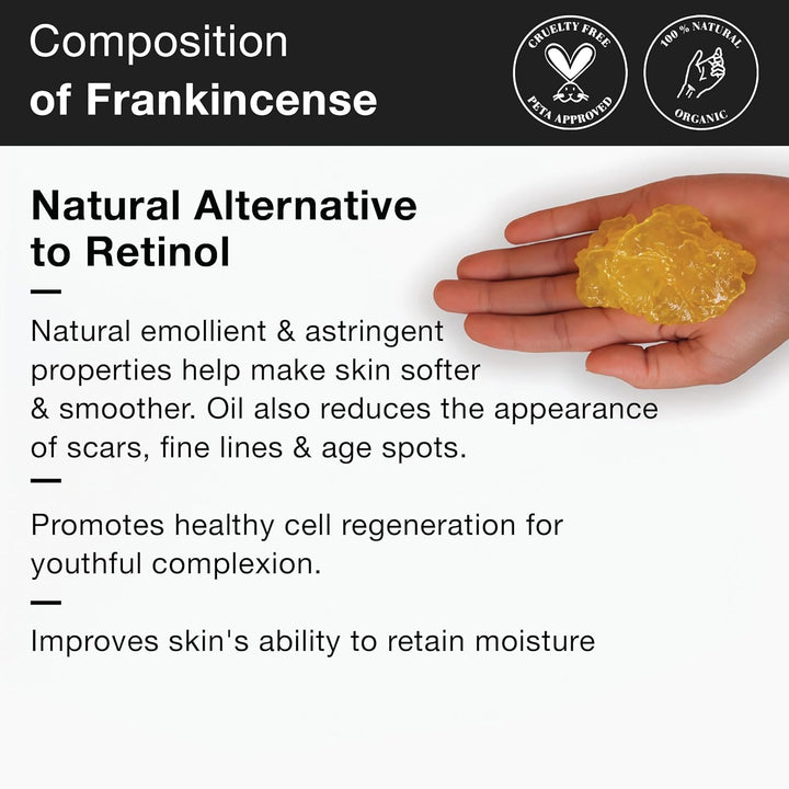 SoulFlower - Frankincense Essential Oil for Scars & Age Spots 15ml