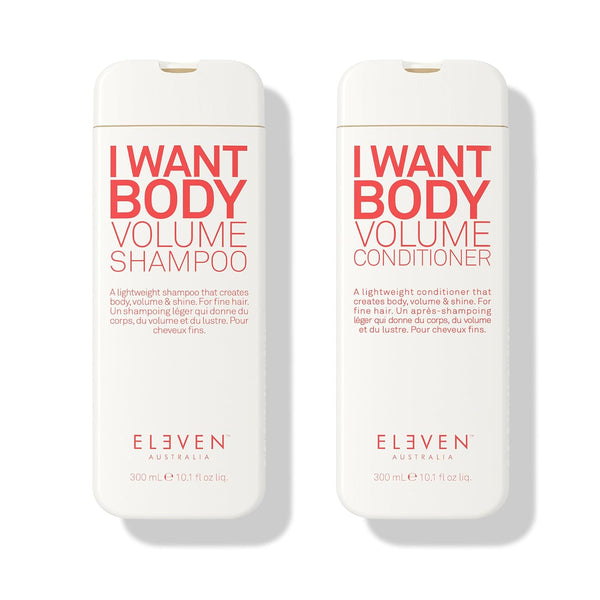 Eleven Australia - I Want Body Volume Shampoo & Conditioner 300ml Bundle