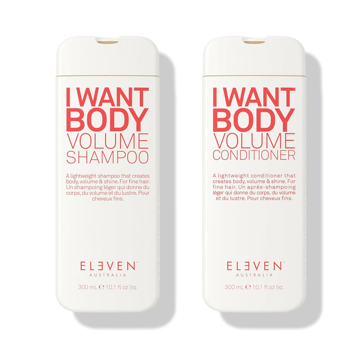 Eleven Australia - I Want Body Volume Shampoo & Conditioner 300ml Bundle