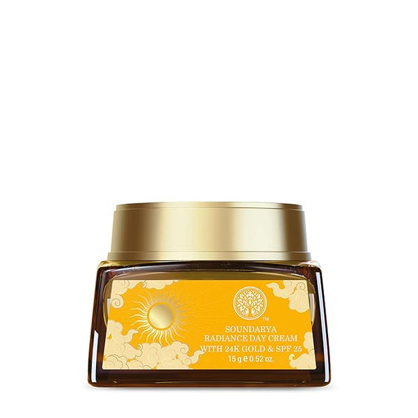 Forest Essentials - Soundarya Radiance Cream With 24K Gold & SPF 25 - 15g - Anti-Aging Day Cream